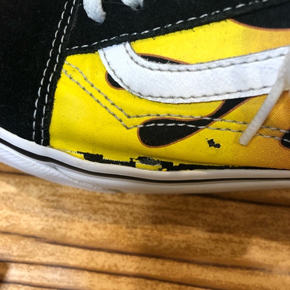 Suze 10 mens flame Vans. Read description - Picture 7 of 9